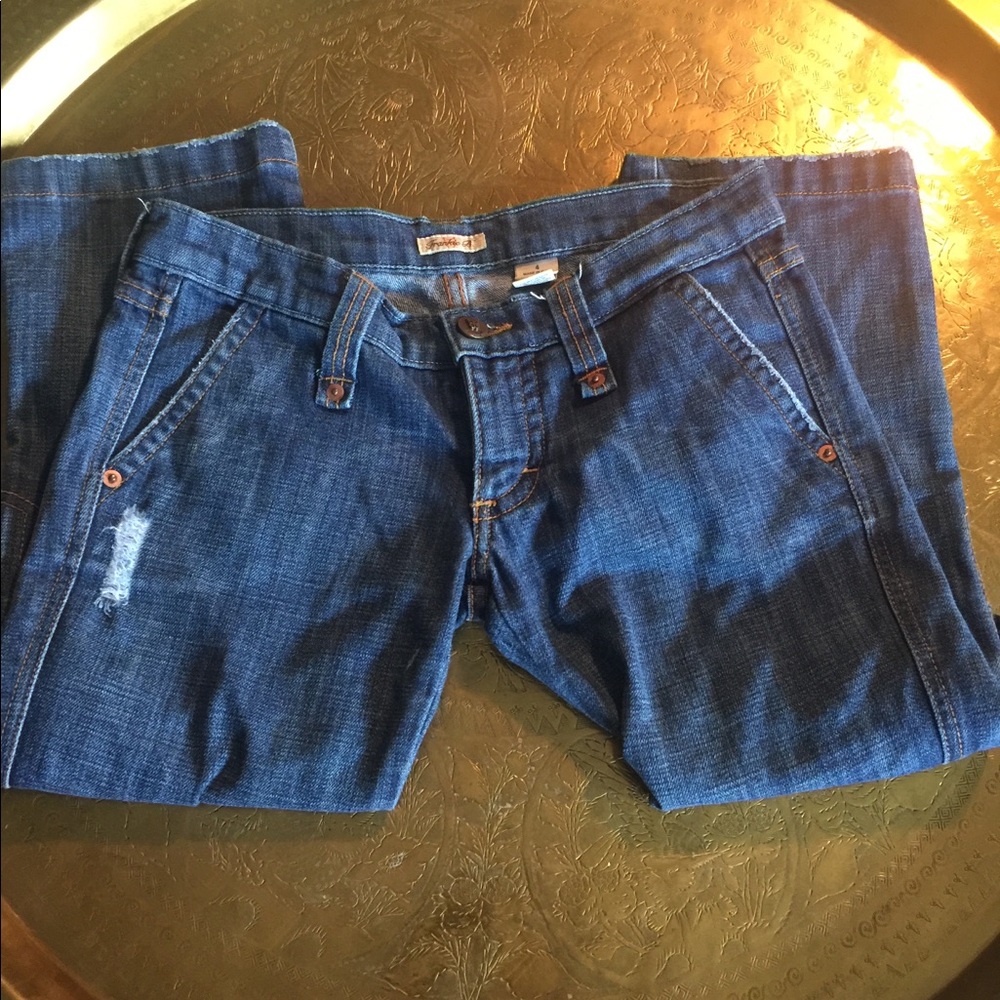EUC Frankie B Los Rise Cropped Capri Jeans